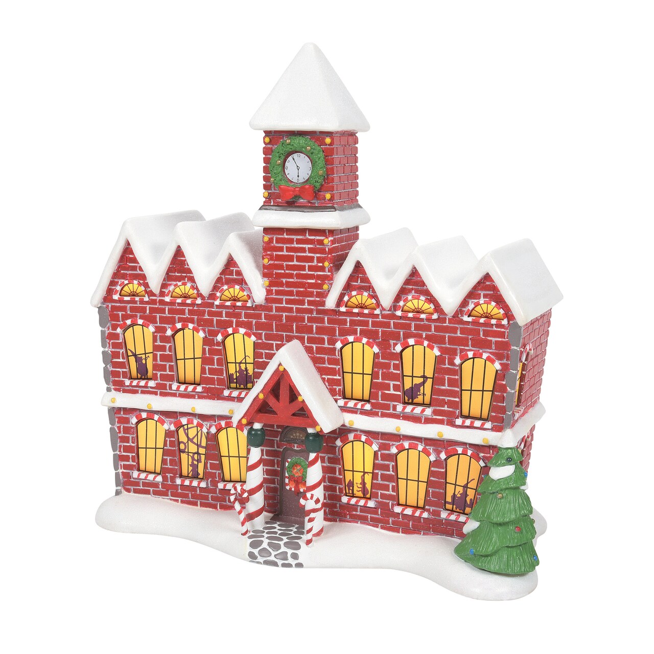 Department 56 Nightmare Before Christmas Village Santa's Workshop Lit Building Figurine 10.2in H